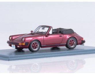 PORSCHE 911 Cabio Federal Red Metallic 1985