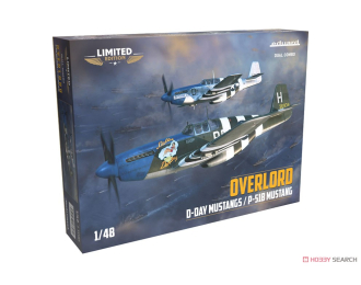 Сборная модель Двойной комбо-набор Overlord: D-Day Mustangs / P-51B Mustang
