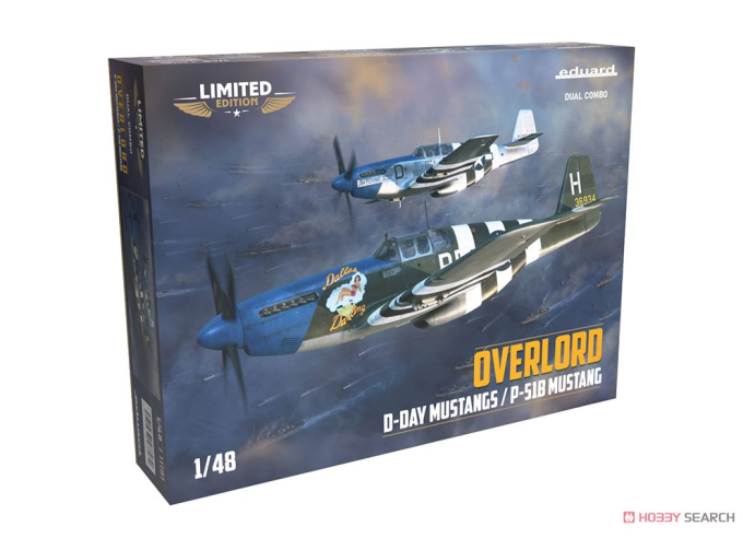 Сборная модель Двойной комбо-набор Overlord: D-Day Mustangs / P-51B Mustang