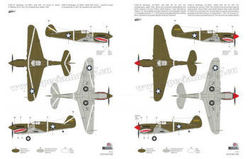 Сборная модель P-40F Warhawk "Guadalcanal Hawks"