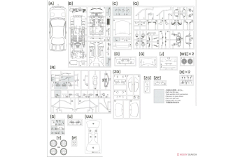 Сборная модель FET Sports GT-R (Skyline GT-R [BNR32 Gr.A] 1993 JTC)