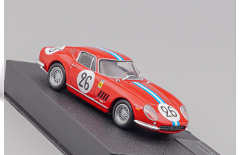 FERRARI 275 GTB Competizione 24h Le Mans Drivers: G.Biscaldi / M.Bourbone-Parme #26 (1966), red