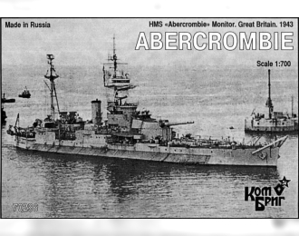 Сборная модель HMS Abercrombie Монитор 1943