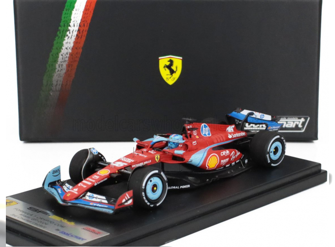 FERRARI F1 Sf-24 Team Scuderia Ferrari №16 3rd Miami Gp (2024) Charles Leclerc, Red Black Light Blue