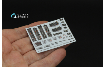 3D Декаль интерьера кабины TF-9J/F9F-8T Twin Cougar/Twogar (Kitty Hawk)