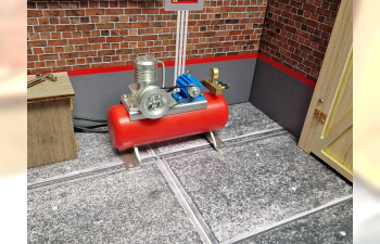 DIORAMA Classics Garage with illumination without modelcar