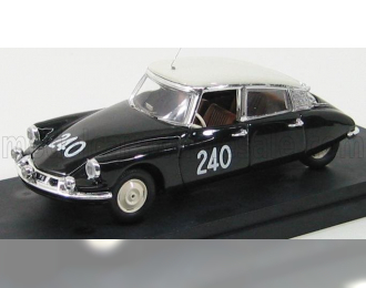 CITROEN Ds19 №240 Mille Miglia (1957) Zore - Dubessay, Black Ivory