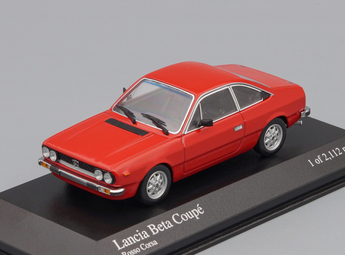 LANCIA Beta Coupe 1980, red