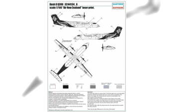 Сборная модель Dash 8 Q300 Air New Zealand