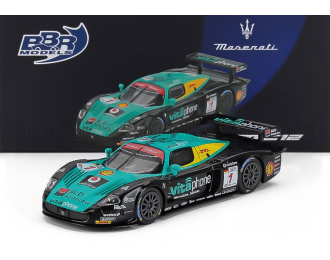 MASERATI Mc12 Gt1 6.0l V12 Team Vitaphone Racing №1 Winner 24h Spa (2008) Andrea Bertolini - Stephane Sarrazin - Michael Bartels - Eric Van De Poele, Black Light Green