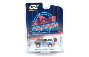 JEEP Jeepster Commando 4x4 с внедорожным оснащением "Chevron" 1970 Grey/Blue/Red/White