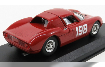 FERRARI 250lm Coupe N198 Winner Coppa F.i.s.a. Monza (1966) E.Luati, Red