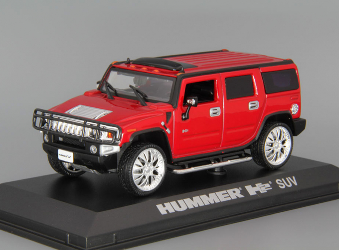 HUMMER H2 SUV (2005), red