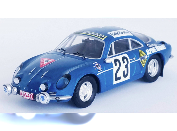 RENAULT A110 Alpine №23 Rally 1000 Lakes (1969) Jorma Lusenius - Seppo Halme, Blue