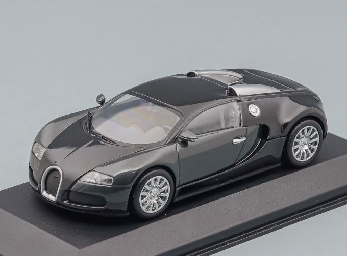 BUGATTI Veyron (2009), black metallic / grey metallic