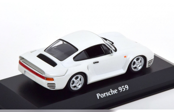 PORSCHE 959 (1987), white metallic