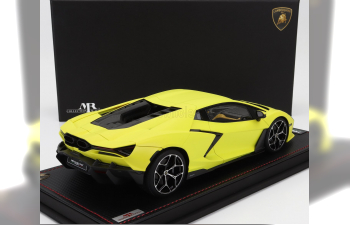 LAMBORGHINI Revuelto Hybrid (2023) - Con Vetrina - With Showcase, Giallo Clarus - Matt Yellow