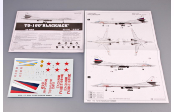 Сборная модель Советский / российский бомбардировщик Ту-160