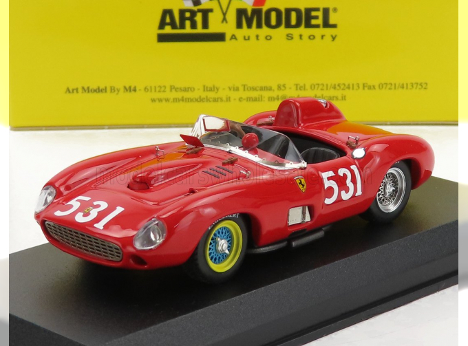 FERRARI 315s Spider S/n0646 №531 Mille Miglia (1957) A.de Portago - E.Nelson, red