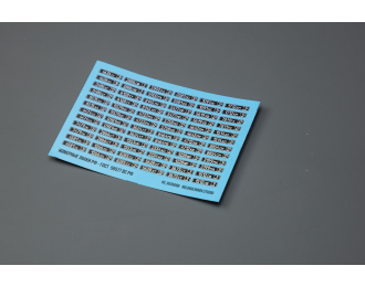 Декаль Номерные знаки РФ - ГОСТ 50577 ВС РФ