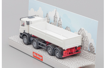 SCANIA P 8х4 самосвал с алюминиевыми бортами, белый