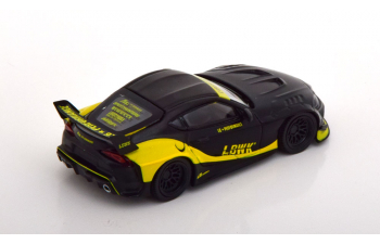 TOYOTA GR Supra LB Works, black yellow