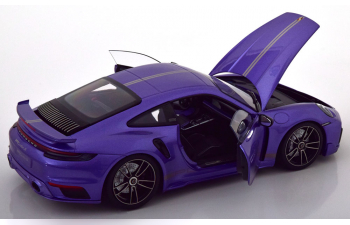 PORSCHE 911 (992) Turbo S Coupe (2021), purple-metallic