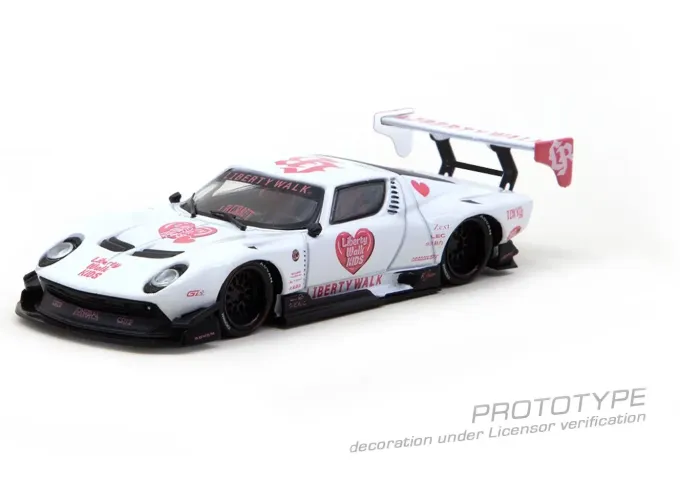 LAMBORGHINI Miura LB-Silhouette Works Kids (2026), white/pink