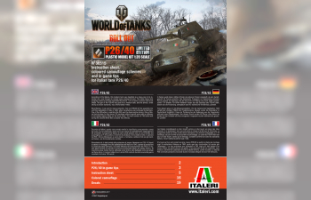 Сборная модель Танк World of Tanks - P26/40 Limited Edition