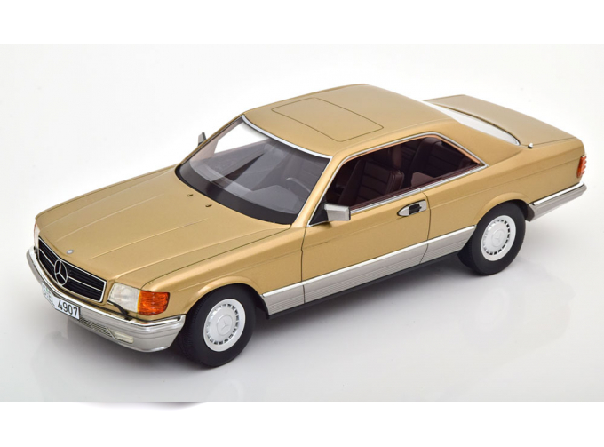 MERCEDES-BENZ 380 SEC C126 (1982), gold