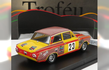 FORD Lotus Cortina 23 Touring Car Championship Sweden (1968) E.berger, Red Yellow