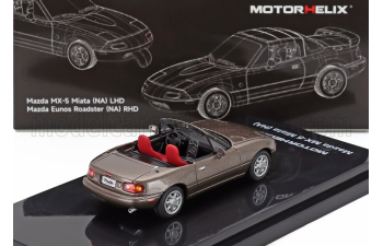 MAZDA Mx5 Spider Roadster Lhd (1989), Brown Met