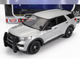 FORD Utility Police Interceptor With Push Bumper (2022), silver