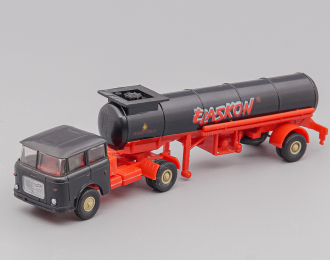 SKODA S 706 Zugmaschine mit Sattelauflieger "Elaskon", black