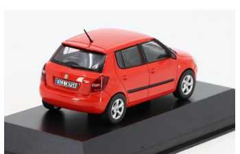 SKODA Fabia II (2010), red