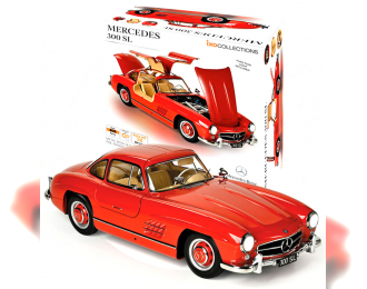 Сборная модель MERCEDES-BENZ 300 SL Gullwing KIT with 602 parts, red