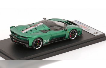 FERRARI F80 (2024), green metallic /silver red