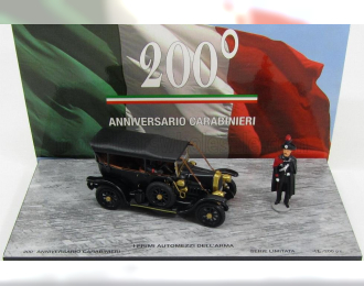 FIAT Zero 200th Anniversary Carabinieri With 2 Figures (1906), black