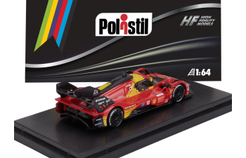 FERRARI 499P 3.0L Turbo v6 team ferrari af corse №50 Winner 24h Le Mans 2024 Antonio Fuoco - Miguel Molina - Nicklas Nielsen - Con Vetrina - With Showcase