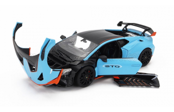 LAMBORGHINI Huracan Sto Lp640-2 (2021), Light Blue Orange