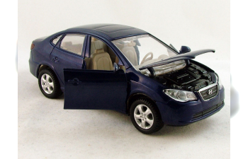 HYUNDAI Avante IV (Elantra IV), n.4658 1:34, синий