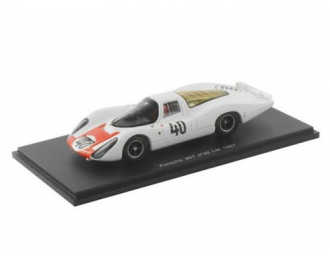 PORSCHE 907, 40 LM 1967 G. Mitter - J. Rindt, white