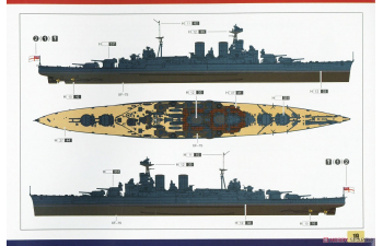 Сборная модель HMS Hood 1941