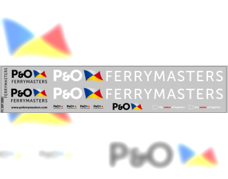 Декаль P&O Ferrymasters ВАРИАНТ 2 (60х290)