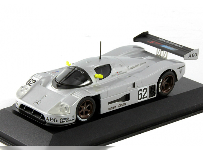 Sauber Mercedes C9 1000 km #62 world champion 1989 J. Mass/J.L.Schlesser, silver