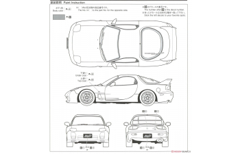 Сборная модель Mazda RX-7 FD-3S Takahashi Keisuke Vol.18