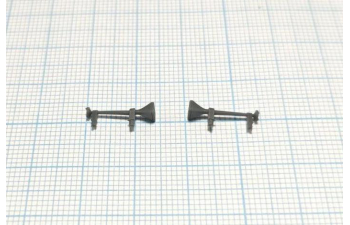 Рожки пневмосигнала закрытые, неокрашенные, комплект 2шт. (тип 2)