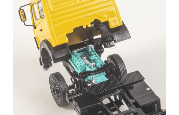 MERCEDES-BENZ NG 2232 с полуприцепом Lamberet Совтрансавто, желтый / белый / синий