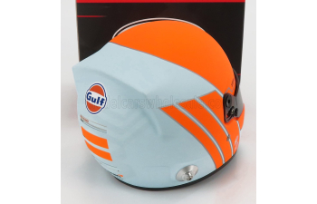BELL HELMET F1 Casco Helmet Mcl35l Team Mclaren №3 Monaco Gp 2021 Daniel Ricciardo - №4 Monaco Gp (2021) Lando Norris, Matt Orange Light Blue