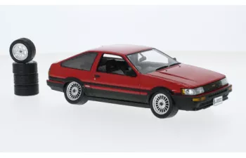 TOYOTA Corolla Levin (AE86) (1985), Red/Black